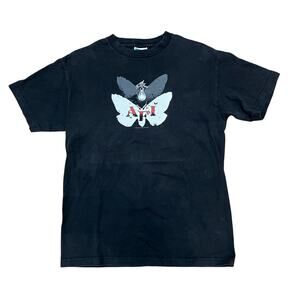 Rare AFI‎ Sing The Sorrow Butterfly Band Tee Cinder Block 2003 Vintage Small